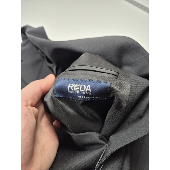 Roberto Zanieri Blazer Mens 40R Black Super 100s Wool Gold Buttons Italy NWT - Picture 6 of 11